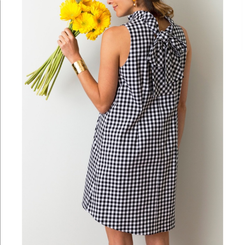 NWT Tyler Boe Stella Dress in Gingham, Sz. S